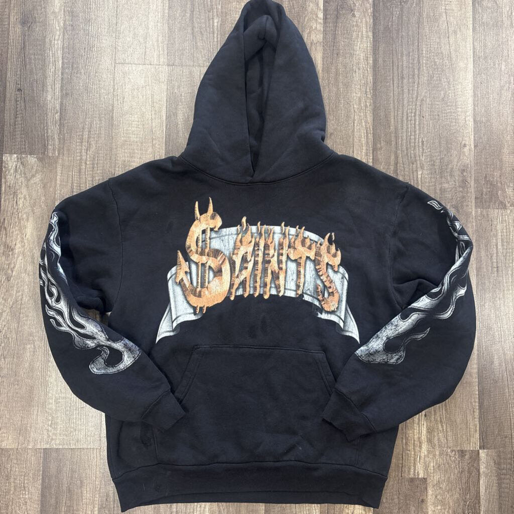 Saints Globe Hoodie Black