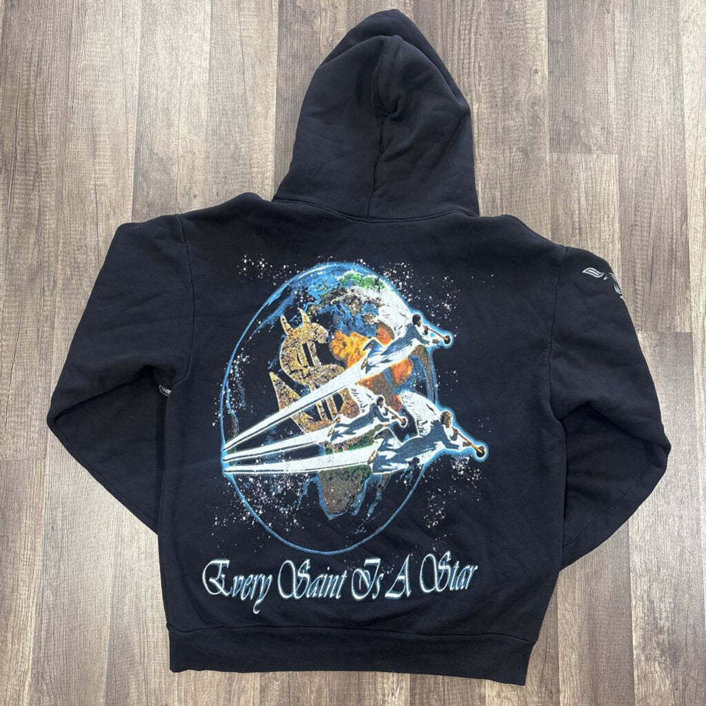 Saints Globe Hoodie Black