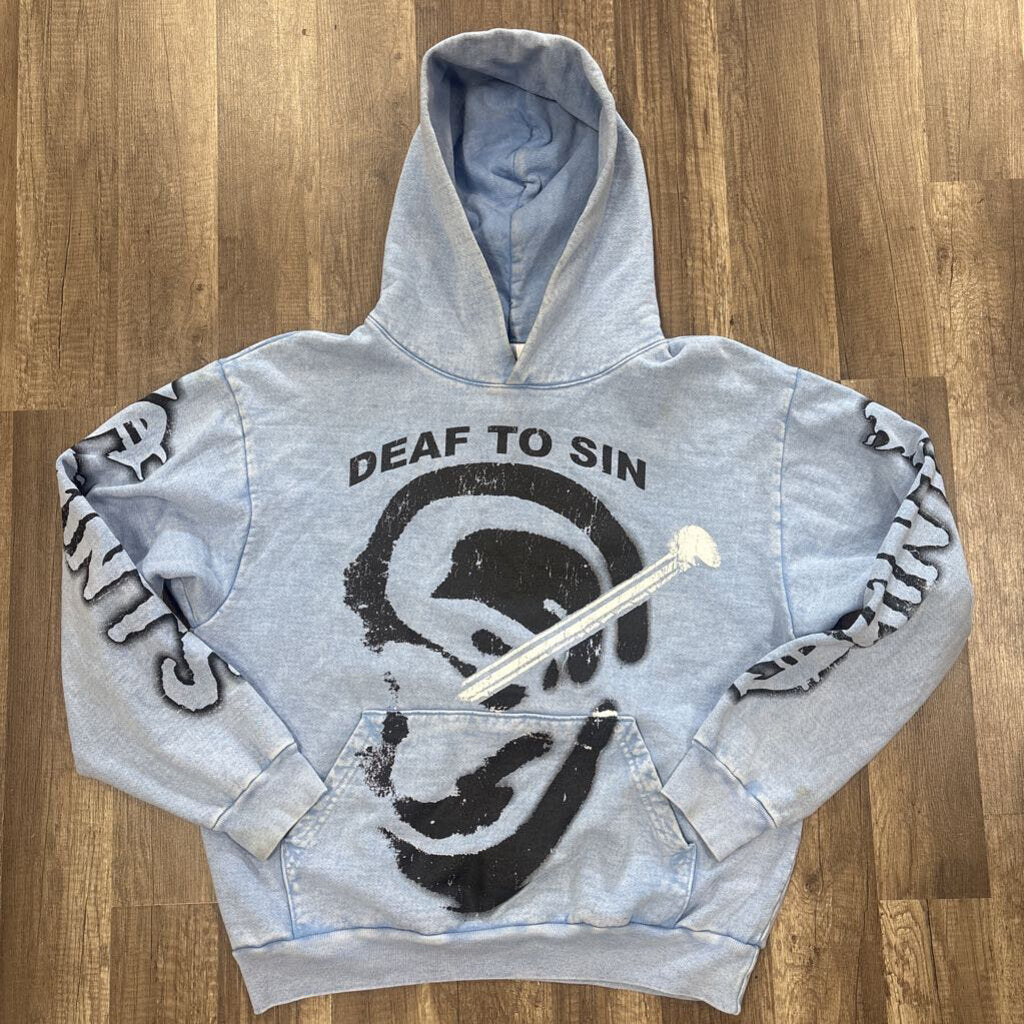 Saints Deaf To Sin Hoodie Blue