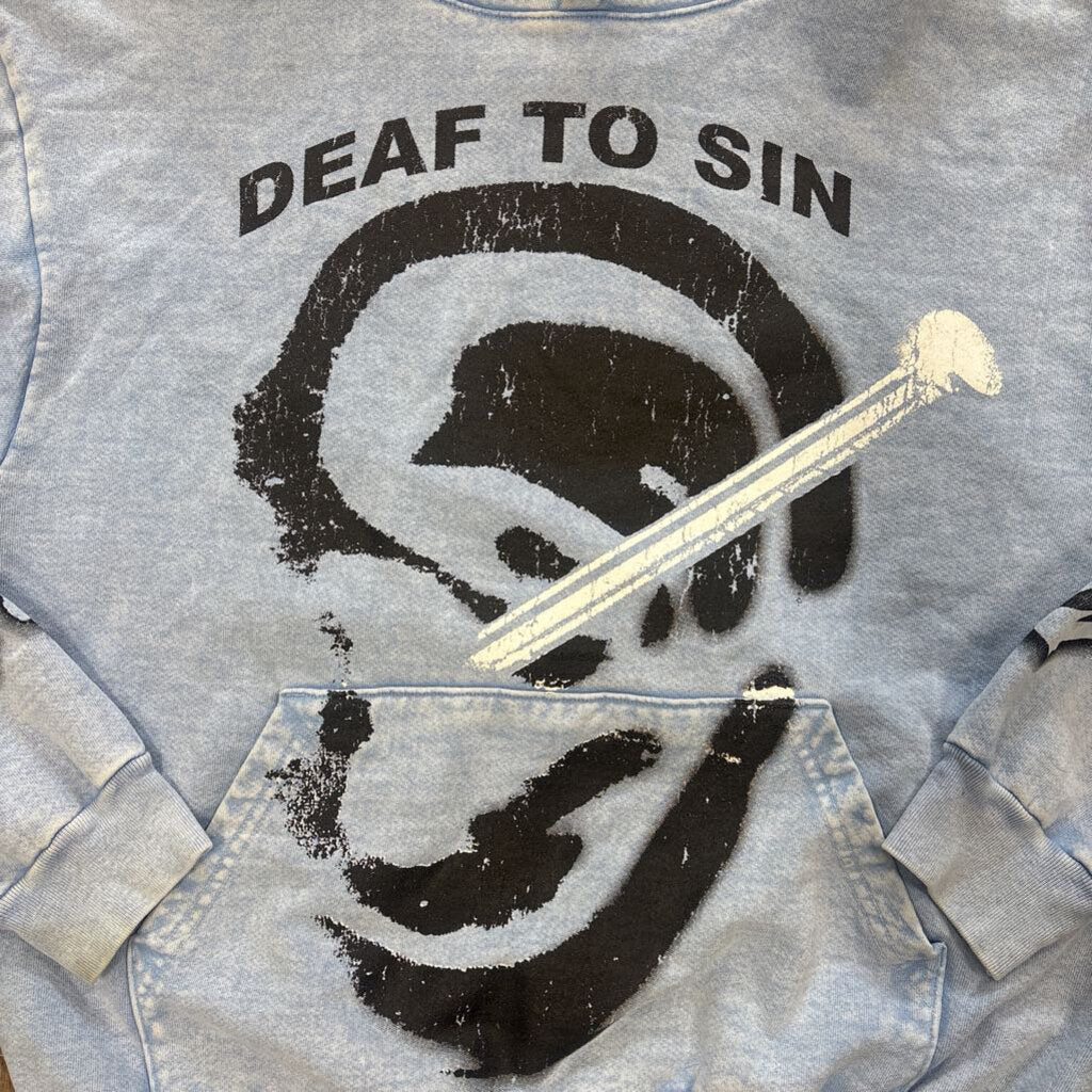 Saints Deaf To Sin Hoodie Blue