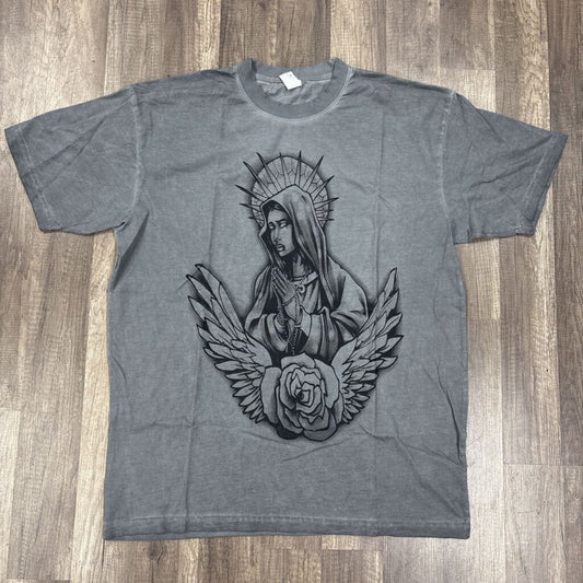 Saints Mary Shirt Grey