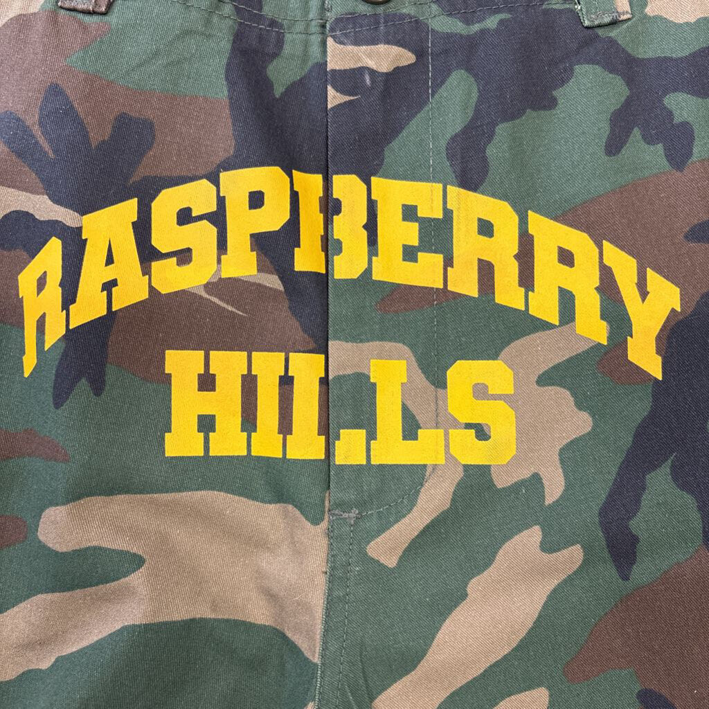 Raspberry hills camo shorts