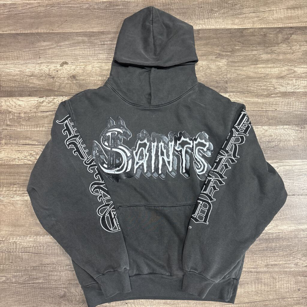 Saints Hoodie Grey Logo