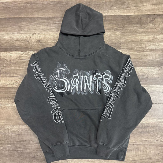 Saints Hoodie Grey Logo