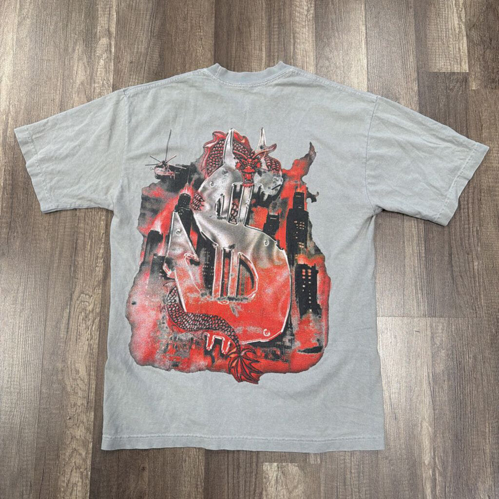 Saints dragon logo shirt grey