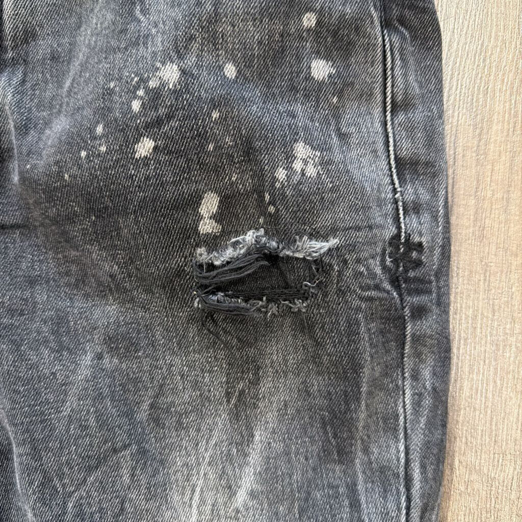 Ksubi Grey Distressed Splatter Jean