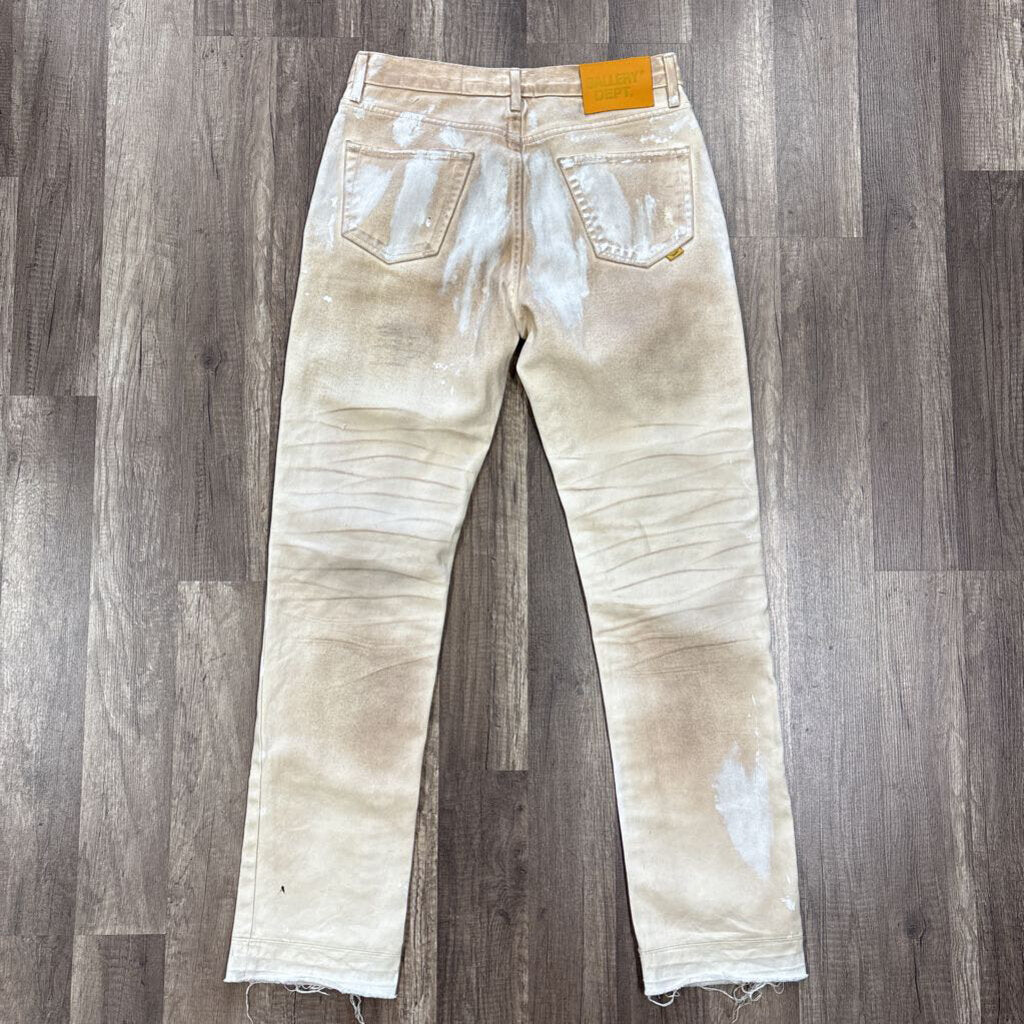 Gallery Dept Distressed Tan Jeans