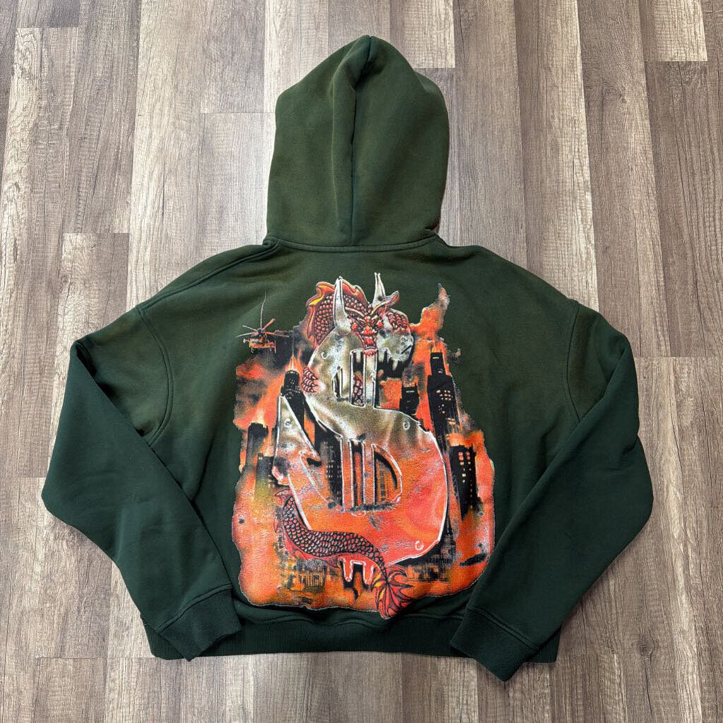 Saints Dragon Logo Hoodie Green