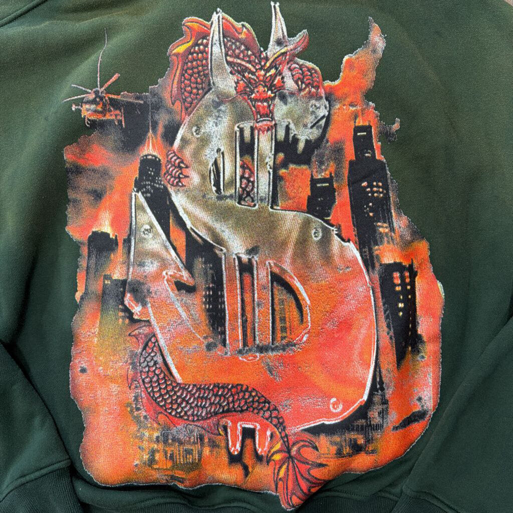 Saints Dragon Logo Hoodie Green