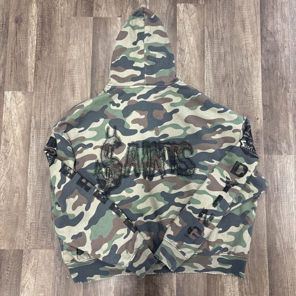 Saints Camo Zip Hoodie