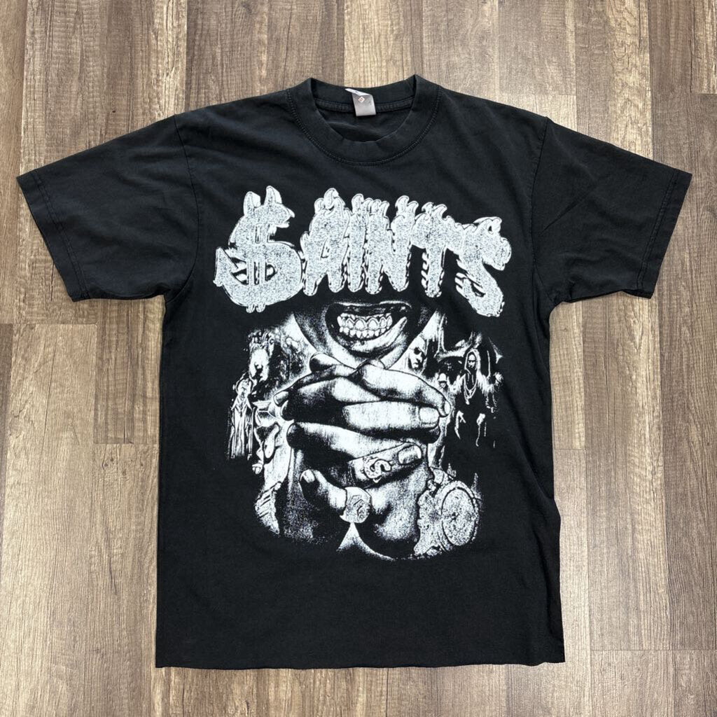 Saints Bling Shirt Black