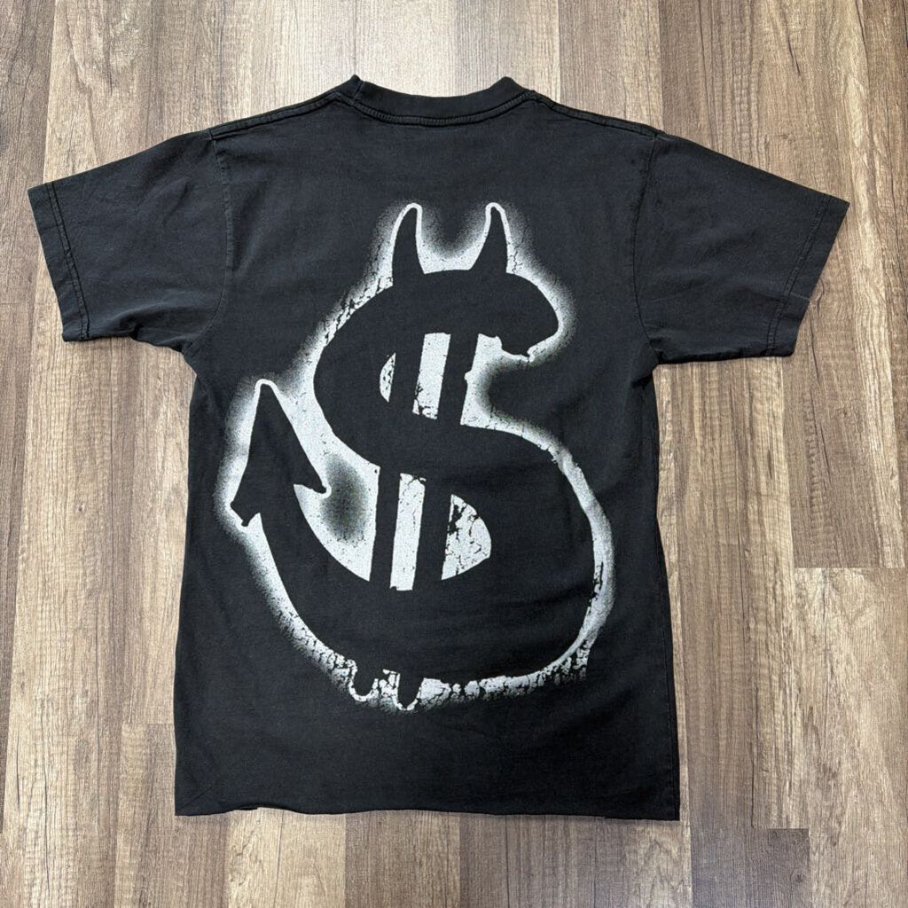 Saints Silver Flame Logo Black