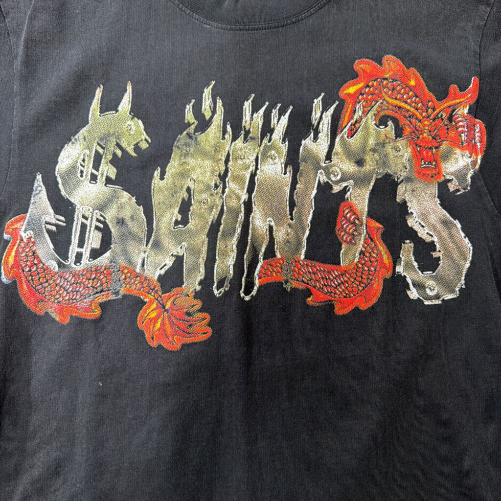 Saints Dragon Logo Black