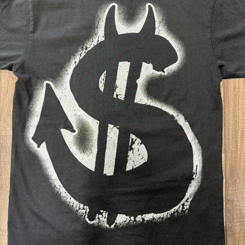 Saints Silver Flame Logo Black