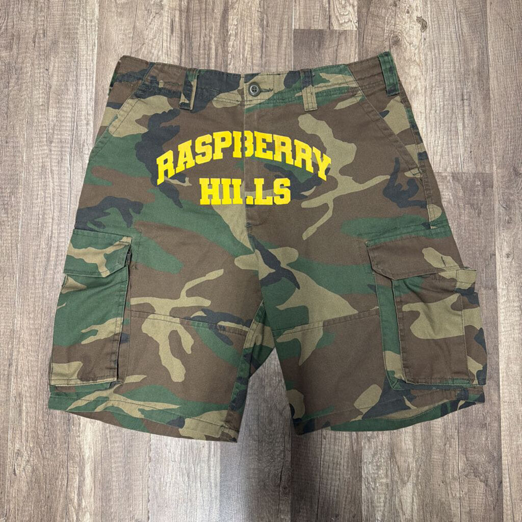 Raspberry Hills Camo Shorts