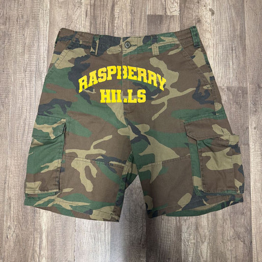 Raspberry Hills Camo Shorts
