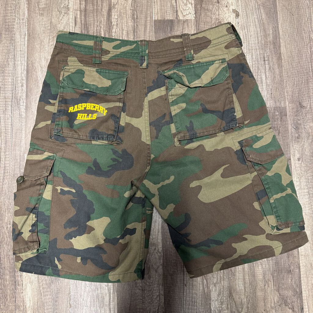 Raspberry Hills Camo Shorts