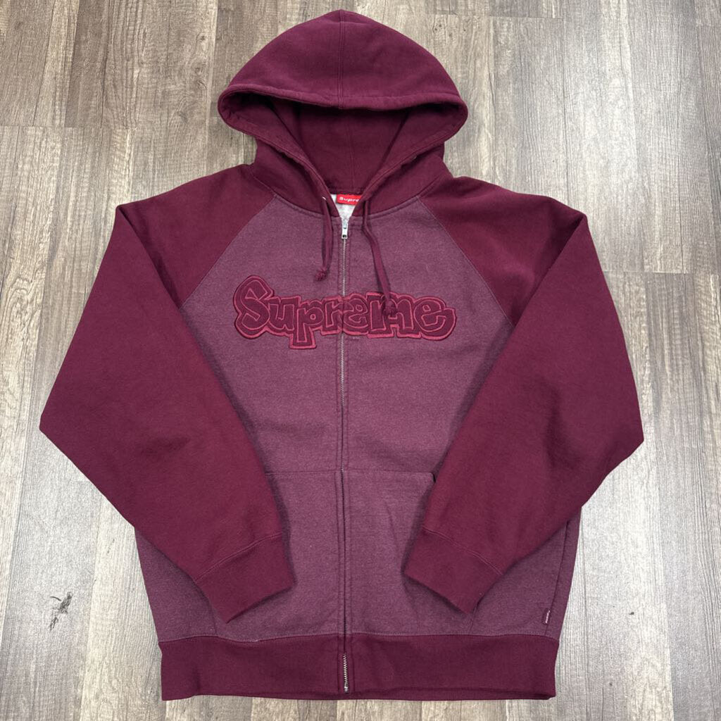Supreme Gonz Applique Hoodie Burgundy