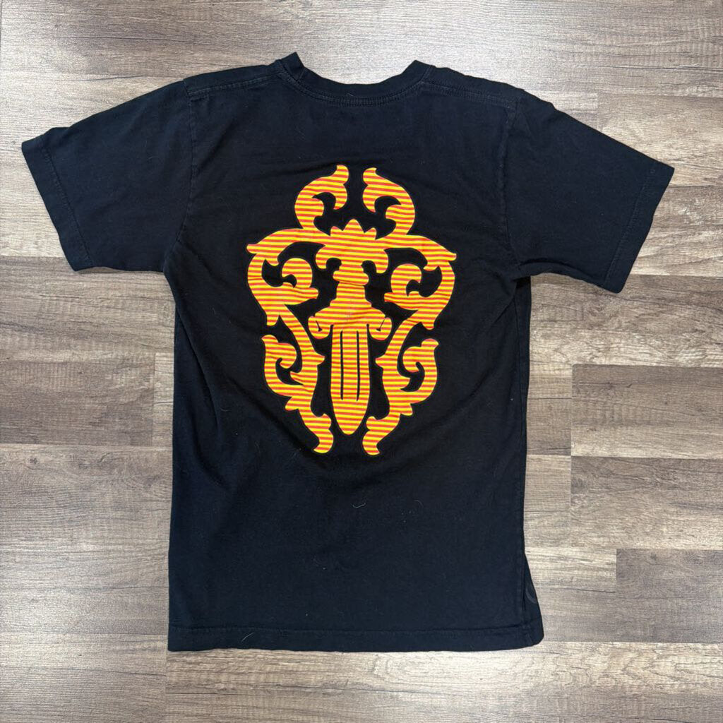 Chrome Hearts vine stripe shirt black