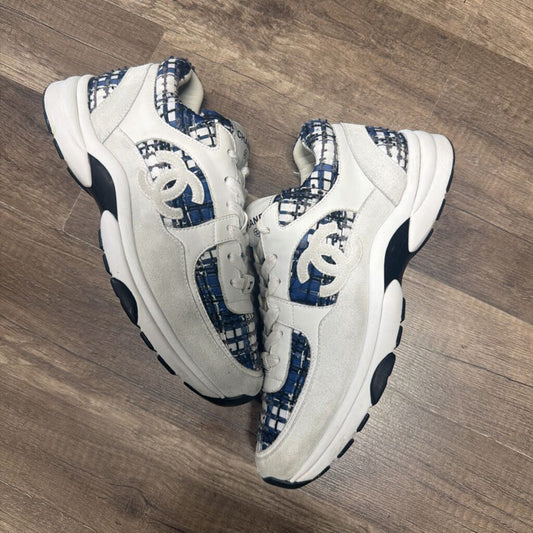 Chanel Trainer White Blue