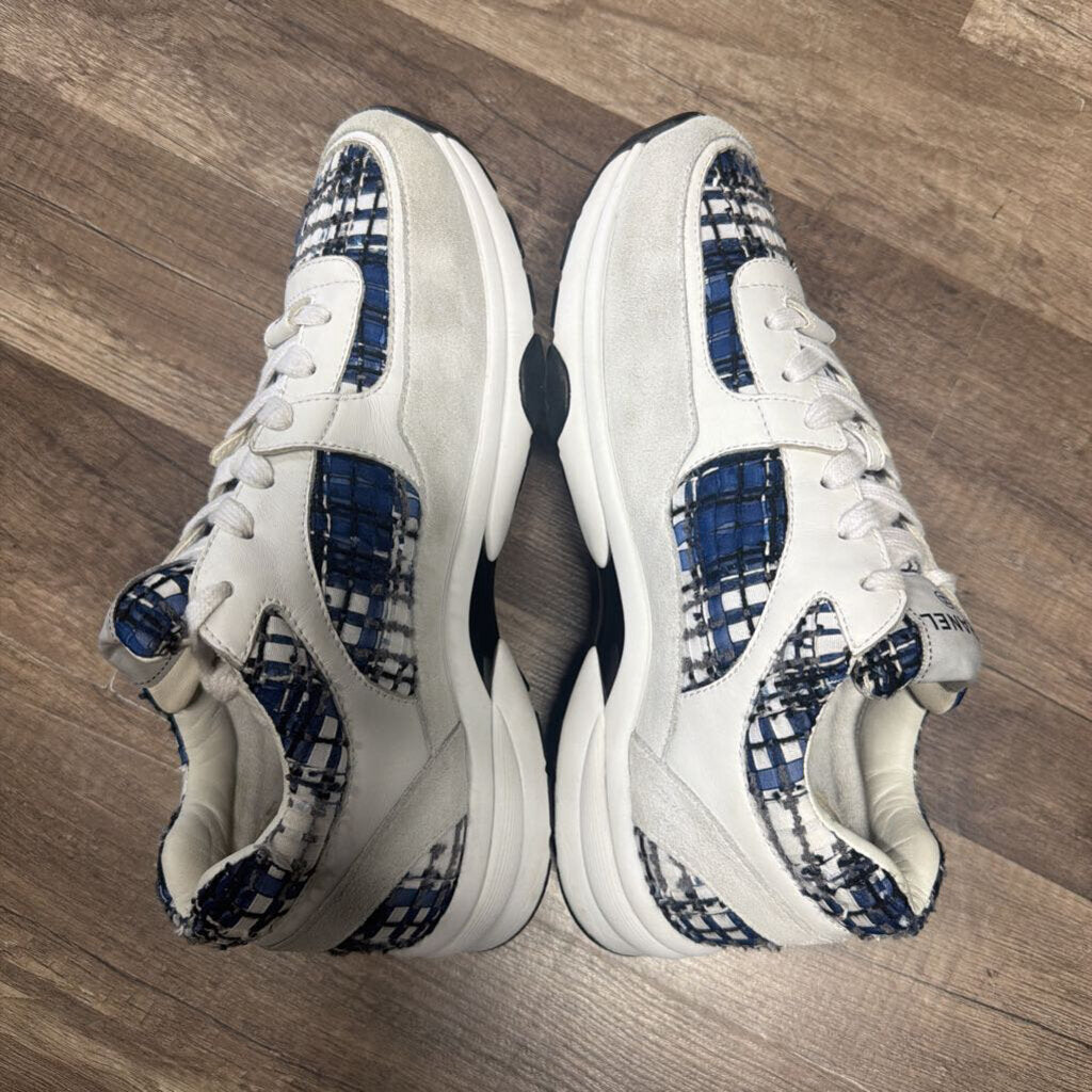 Chanel Trainer White Blue