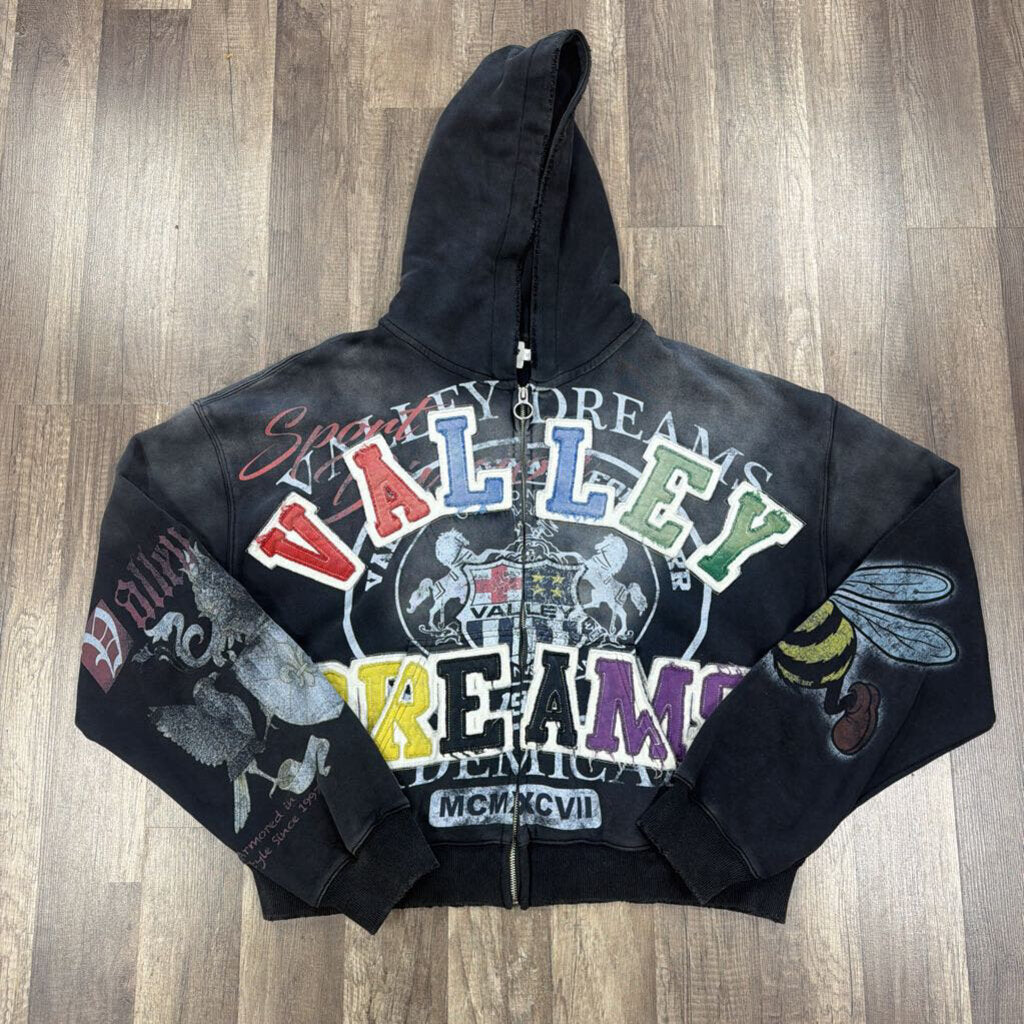 Valley Hoodie Black multicolor