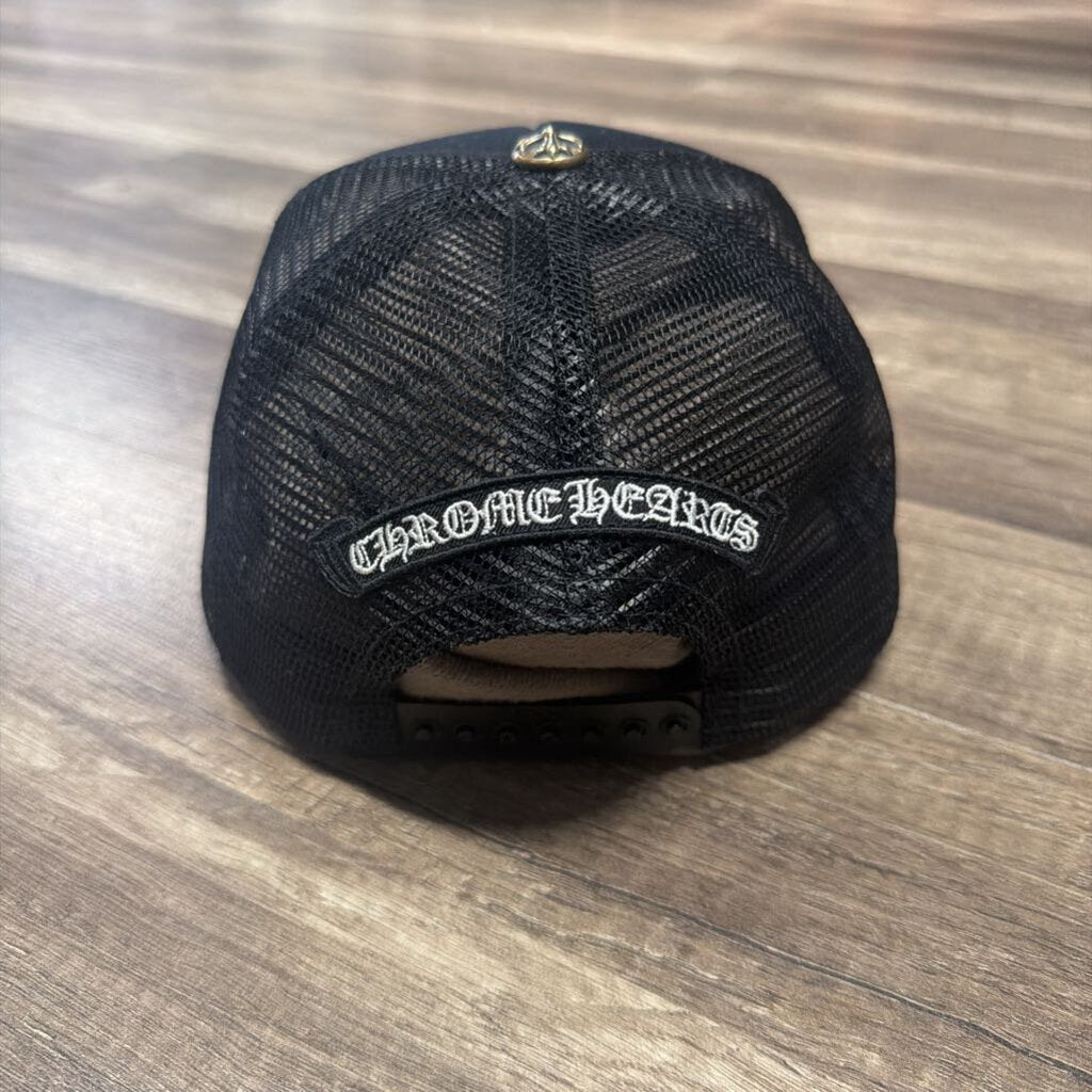 Chrome hearts cemetery pony hair trucker