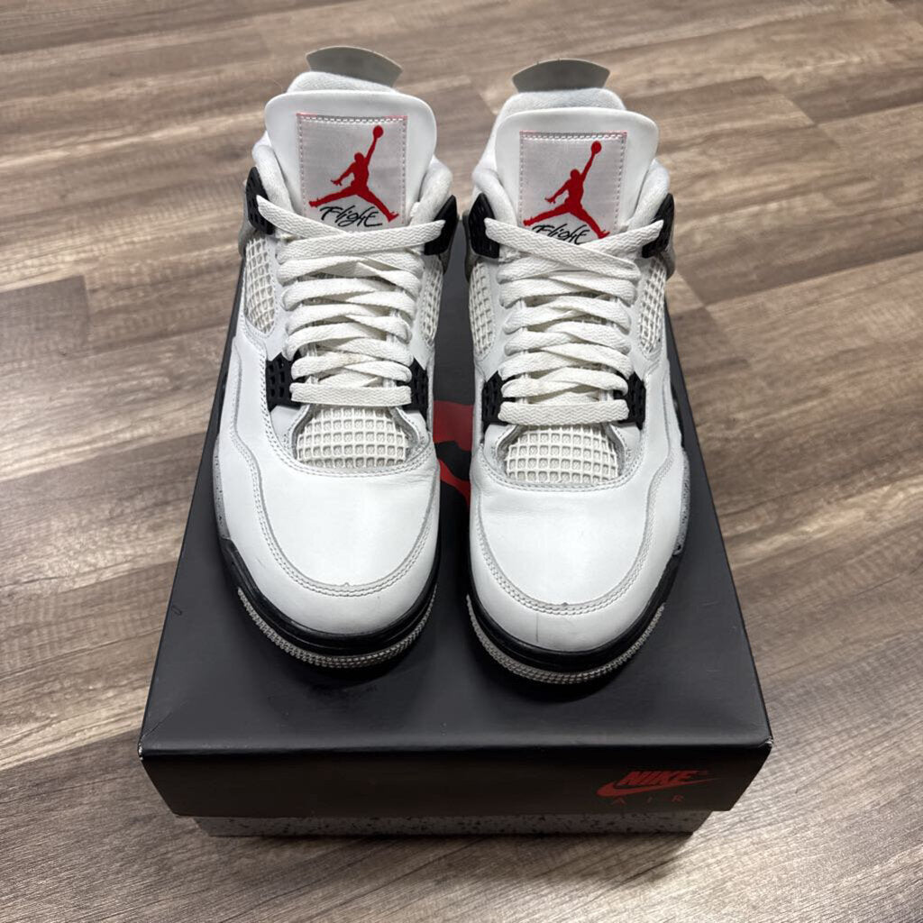 Jordan 4 White cement
