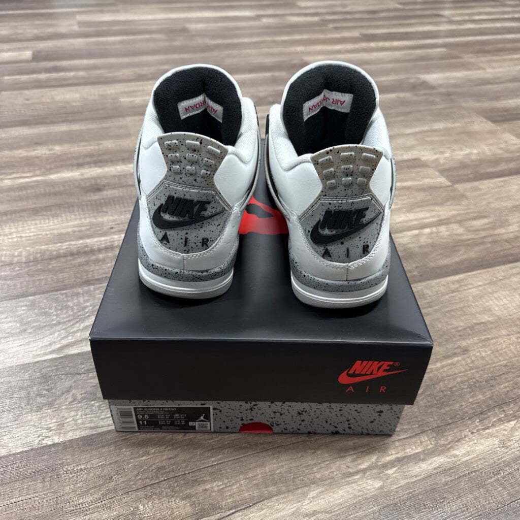 Jordan 4 White cement