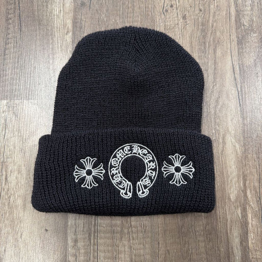 Chrome Hearts Horseshoe Beanie Black