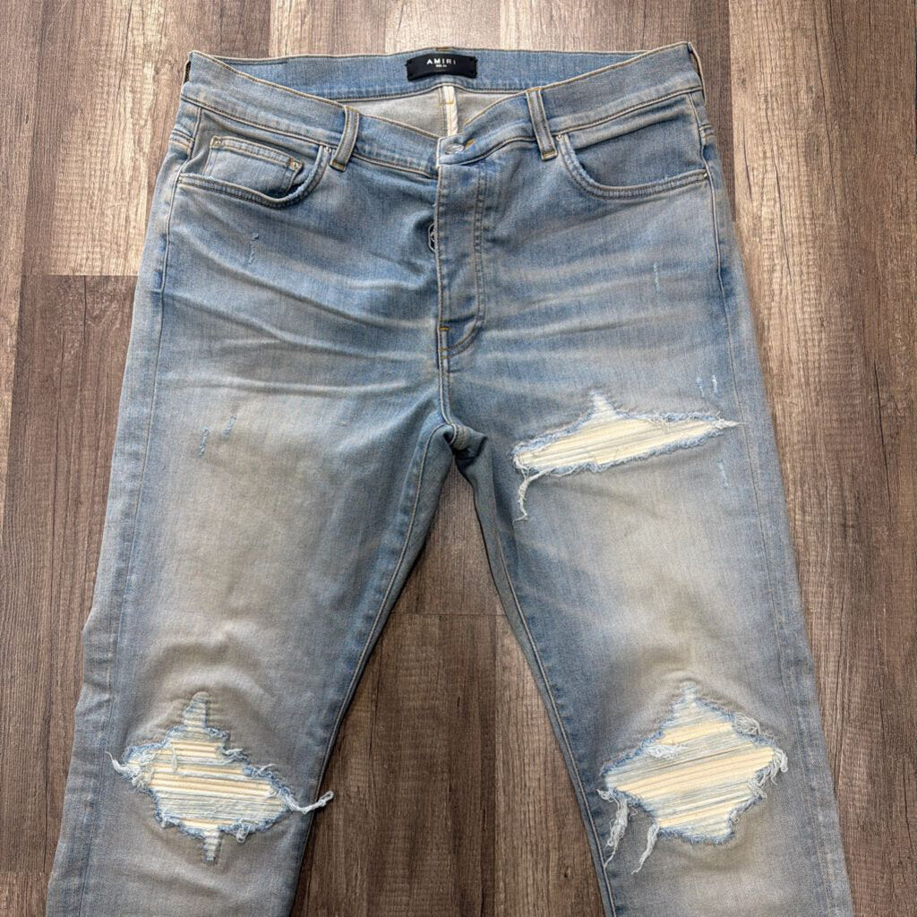 Amiri Mx-1 Blue White Patch