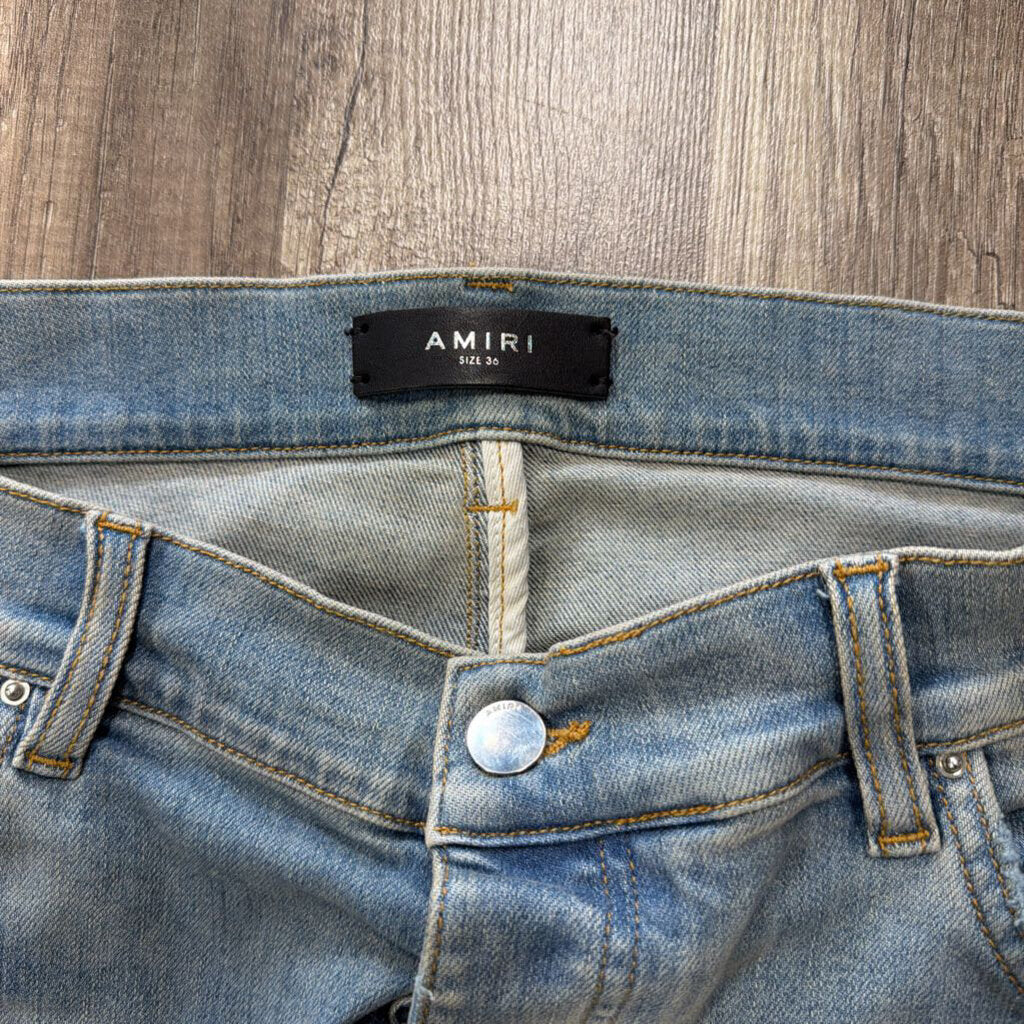 Amiri Mx-1 Blue White Patch
