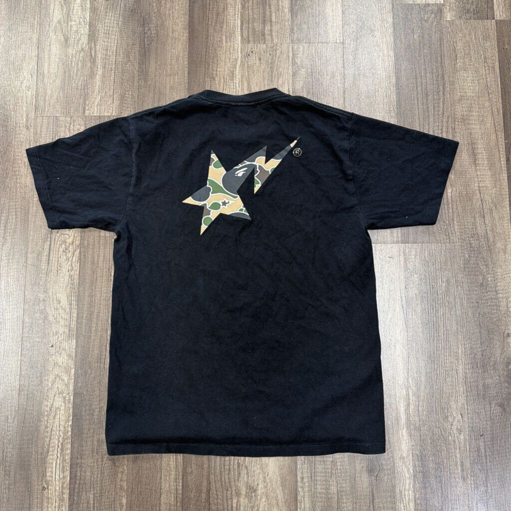 Bape Camo Logo tee Black