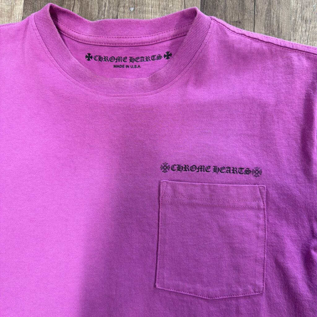 Chrome Hearts Matty Boy Spider Web Purple Tee
