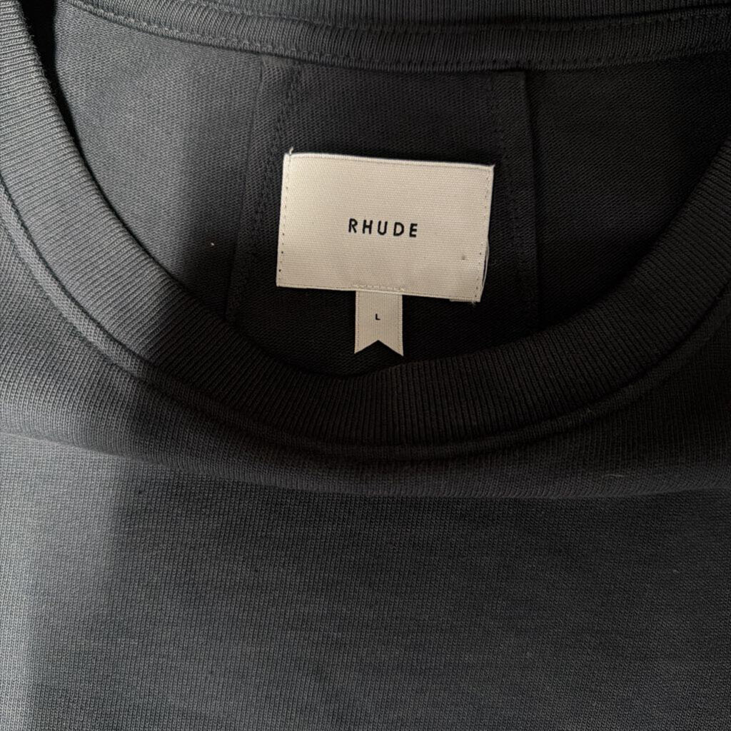 Rhude Biker Cross Black Long Sleeve