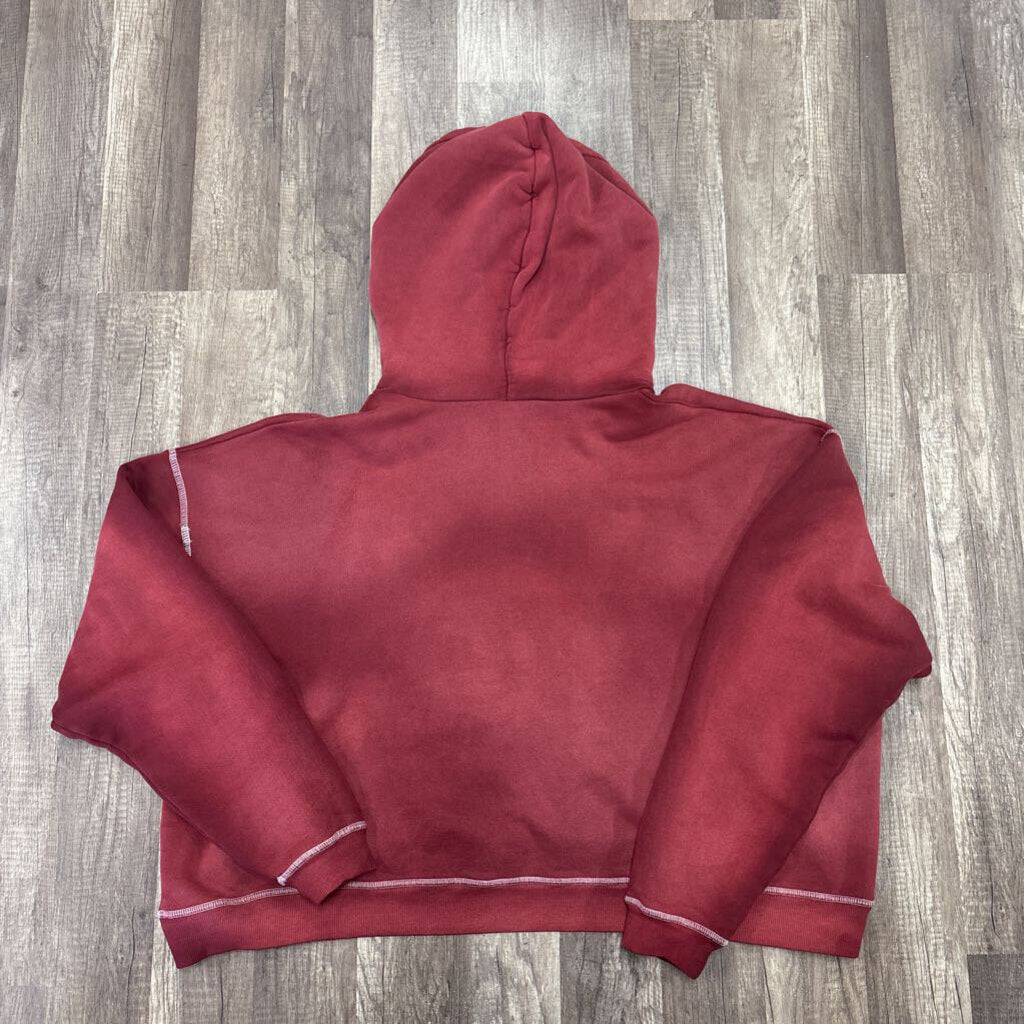 Raspberry hills burgundy blue logo