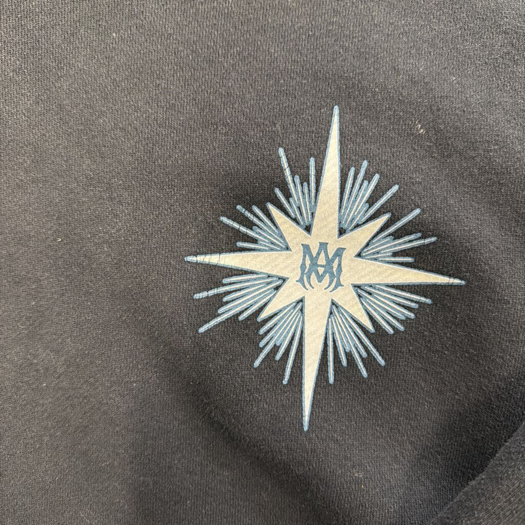 Amiri Starburst Hoodie Black