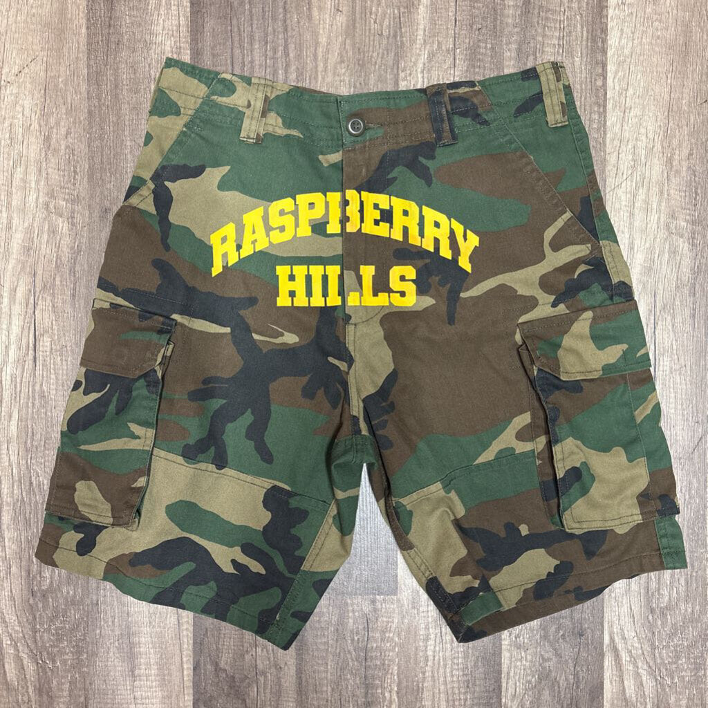 Raspberry Hills Camo Shorts