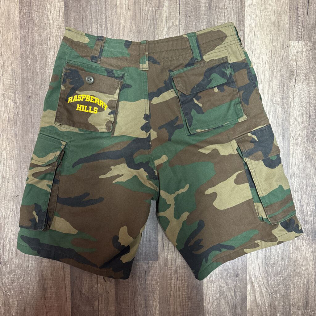 Raspberry Hills Camo Shorts