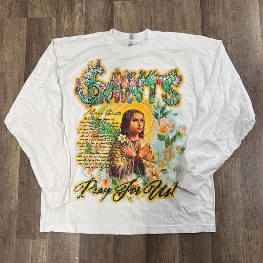 Saints Pray for us LS shirt