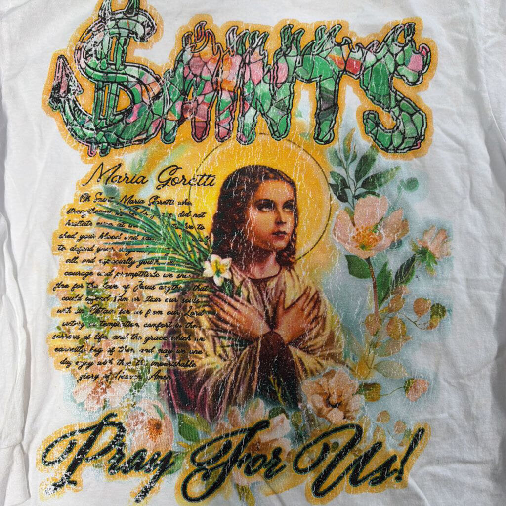 Saints Pray for us LS shirt