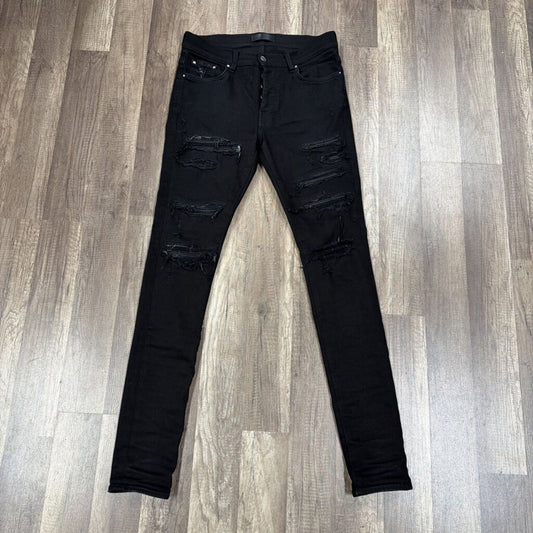 Amiri Jean MX1 Black Patch Black