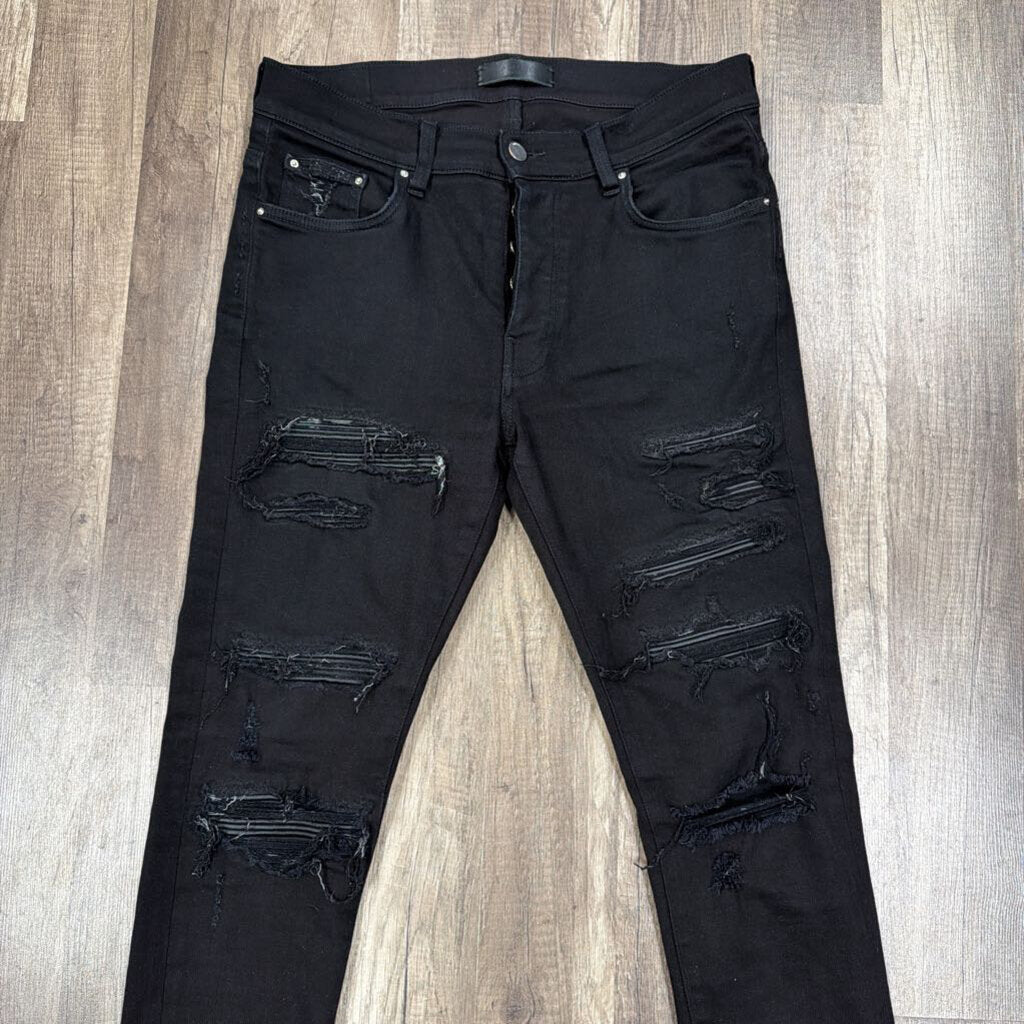 Amiri Jean MX1 Black Patch Black