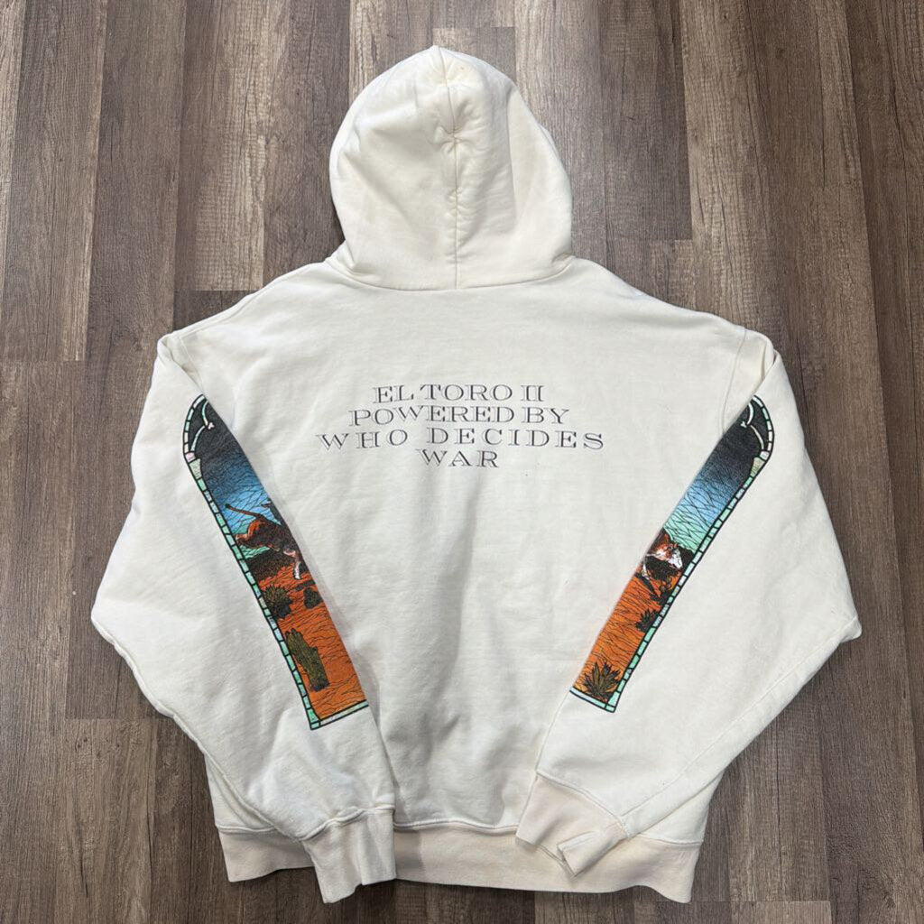 Who Decides War Hoodie White