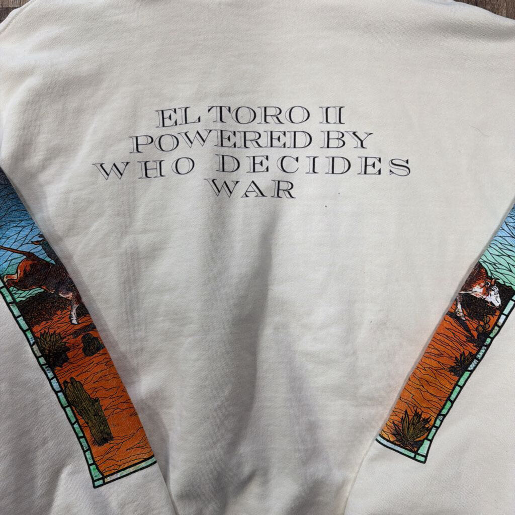 Who Decides War Hoodie White