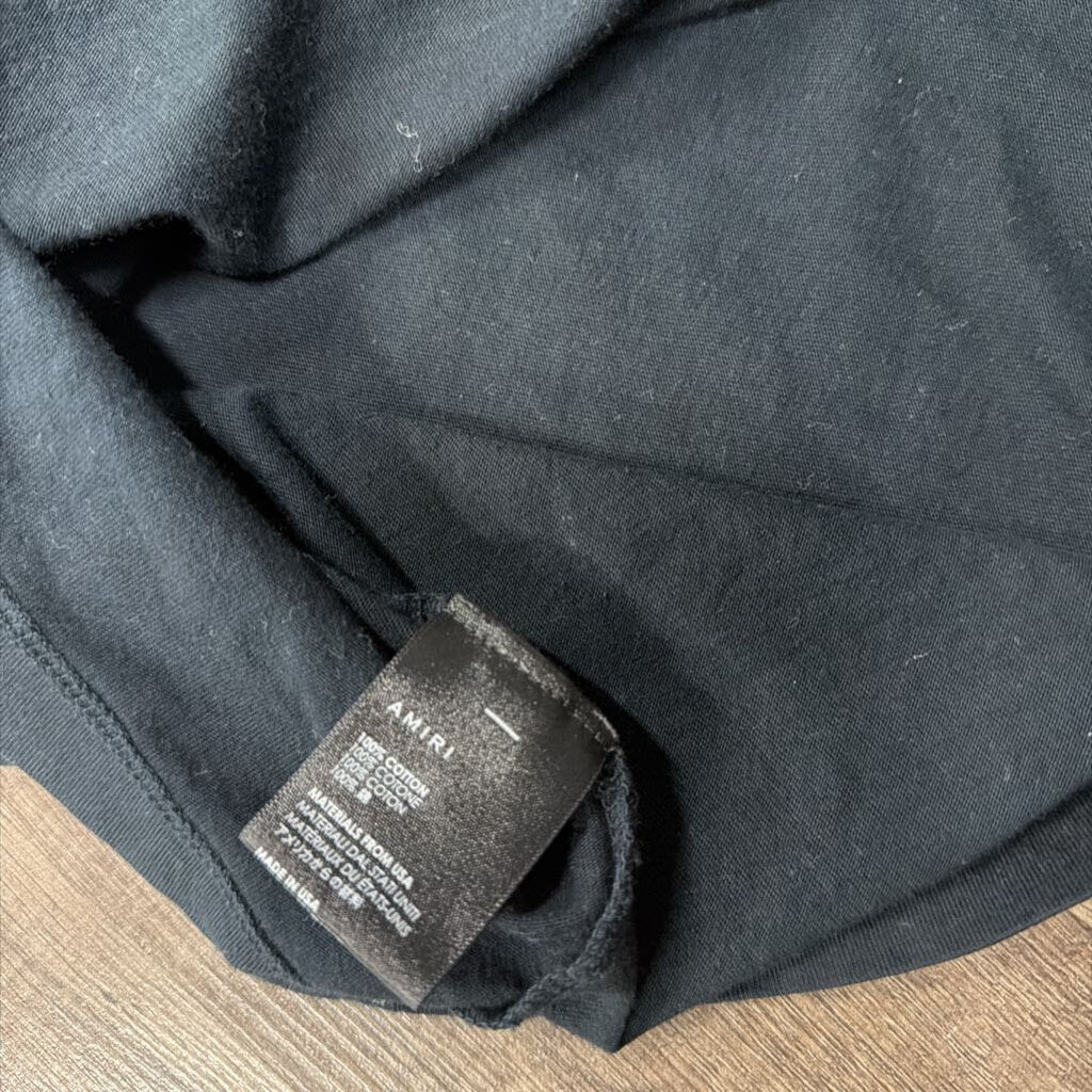Amiri Black Logo Shirt