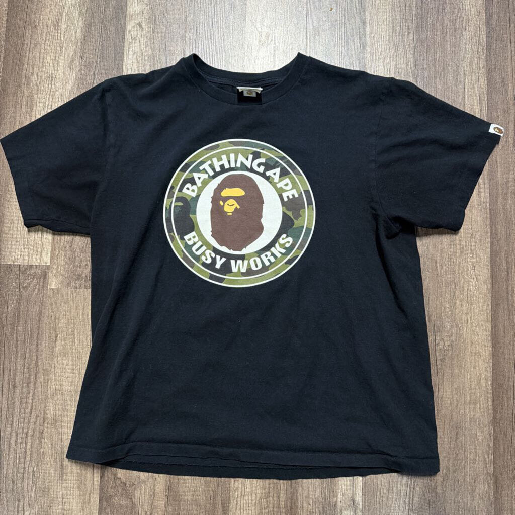 Bape Shirt Busy Works Black