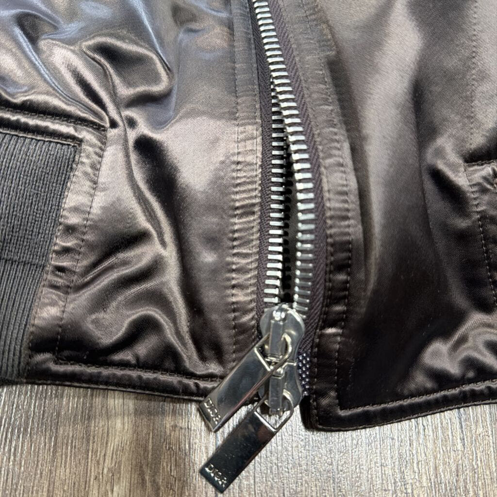 Dior Brown Silk Bomber Jacket