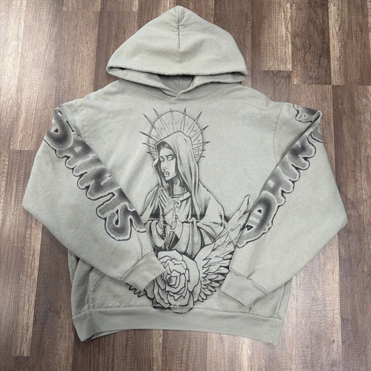 Saints Hoodie Grey Virgin Mary
