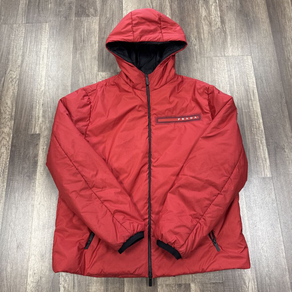 Prada Puffer Red